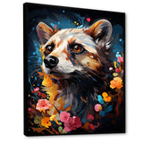 Yellow Dog floral meadows - Dog Home Decor Art
