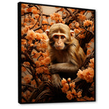 Brown Autumn Monkey Palette - Monkey Wall Decor