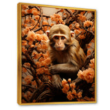 Brown Autumn Monkey Palette - Monkey Wall Decor