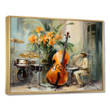 Chello Jazz Rhythms - Music Canvas Wall Art