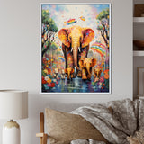 Yellow Animal Playground Nursery - Yellow Animal Nursery Wall Art