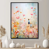 Whimsical Kids floral Haven II - Fantasy Canvas Wall Art