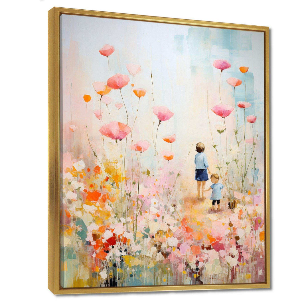 Whimsical Kids floral Haven II - Fantasy Canvas Wall Art