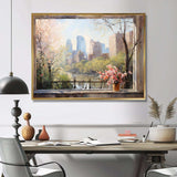 New York Central park window views III - Cityscapes Canvas Wall Art