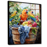 Yellow Parrot Paradise - Yellow Parrot Wall Art