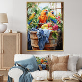 Yellow Parrot Paradise - Yellow Parrot Wall Art