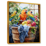 Yellow Parrot Paradise - Yellow Parrot Wall Art