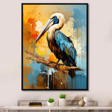 Feathered Pelican elegance - Pelican Wall Decor