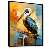 Feathered Pelican elegance - Pelican Wall Decor