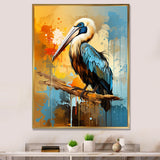 Feathered Pelican elegance - Pelican Wall Decor