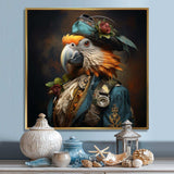 Pirates Parrot feathered buccaneer I - People Canvas Wall Art