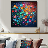 Colorful Love balloon Street art I - Fashion Canvas Wall Art