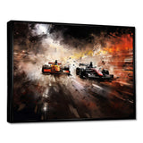 Formula one speed car Speedway Fury 3 - Architecture Canvas Wall Art