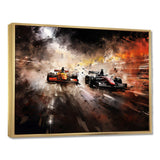 Formula one speed car Speedway Fury 3 - Architecture Canvas Wall Art