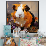 Pop Art Guinea Pig rodent - Rodent Home Decor Art