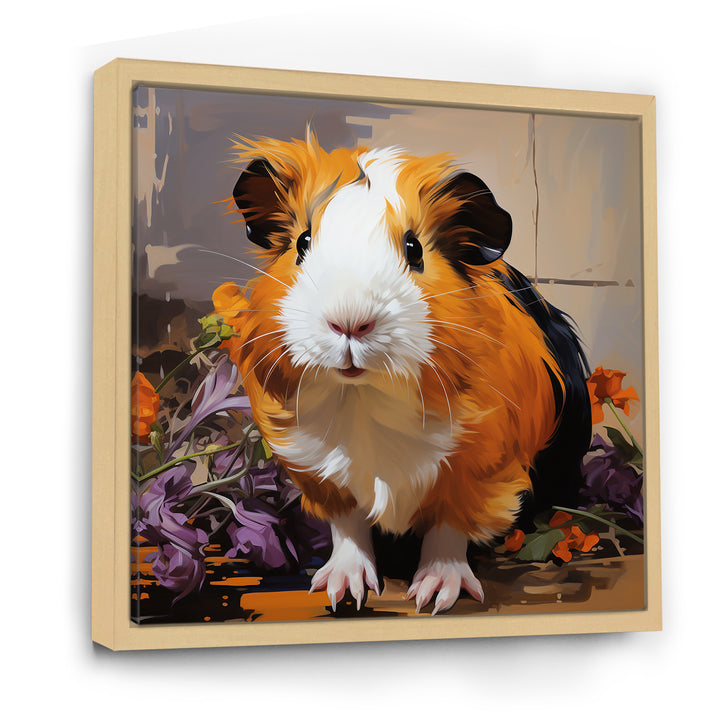 Pop Art Guinea Pig rodent - Rodent Home Decor Art