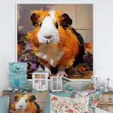 Pop Art Guinea Pig rodent - Rodent Home Decor Art