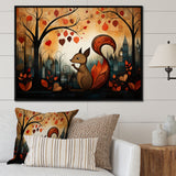 Squirrel landscape for nursery - Squirrel Living Room Wall Art