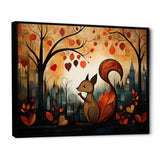 Squirrel landscape for nursery - Squirrel Living Room Wall Art