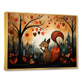 Squirrel landscape for nursery - Squirrel Living Room Wall Art