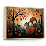 Squirrel landscape for nursery - Squirrel Living Room Wall Art