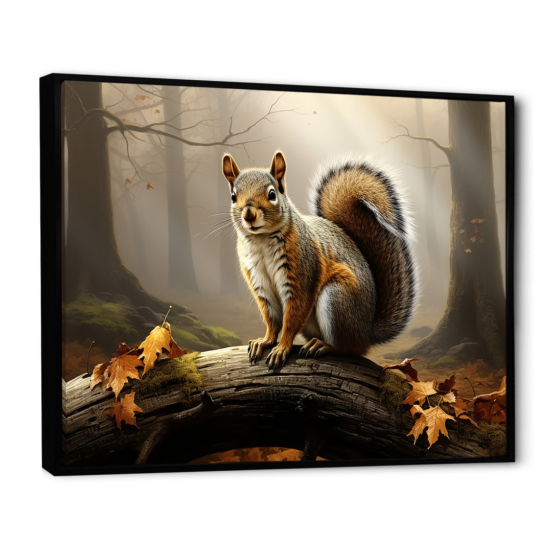 Photo of Squirrel in Autumn - Squirrel Home Decor Art