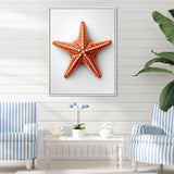 Minimalist starfish orange - Starfish Wall Decor