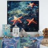 Yellow Oceanic starfish romance photo - Starfish Wall Art Prints