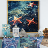 Yellow Oceanic starfish romance photo - Starfish Wall Art Prints