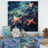 Yellow Oceanic starfish romance photo - Starfish Wall Art Prints