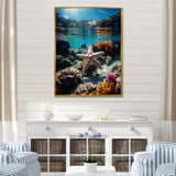 Blue Rainbow Starfish photo - Blue Starfish Wall Art