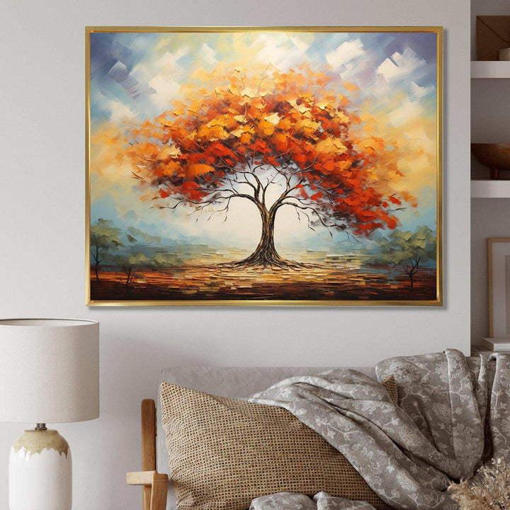 African Tree Spirit of the Wild 1 - Floral Canvas Wall Art