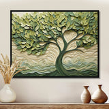 Tree American Basswood collage 3 - Landscapes Canvas Wall Art