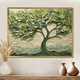 Tree American Basswood collage 3 - Landscapes Canvas Wall Art