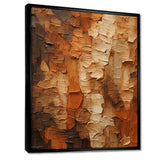 Brown tree bark Essence 2 - Landscapes Canvas Wall Art