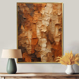 Brown tree bark Essence 2 - Landscapes Canvas Wall Art