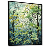 Green Tree American Basswood spring blooms IV - Landscapes Canvas Wall Art