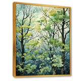 Green Tree American Basswood spring blooms IV - Landscapes Canvas Wall Art