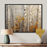 Autumn birch tree elegance - Landscapes Canvas Wall Art