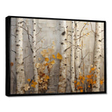 Autumn birch tree elegance - Landscapes Canvas Wall Art