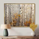 Autumn birch tree elegance - Landscapes Canvas Wall Art