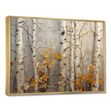 Autumn birch tree elegance - Landscapes Canvas Wall Art