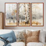 Winter birch wood forest I - Multi-Panels