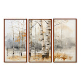 Winter birch wood forest I - Multi-Panels