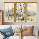 Winter birch wood forest I - Multi-Panels