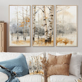Winter birch wood forest I - Multi-Panels