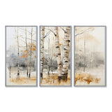 Winter birch wood forest I - Multi-Panels