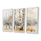 Winter birch wood forest I - Multi-Panels