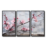 Pink cherry blossom End of Winter blooms I - Multi-Panels