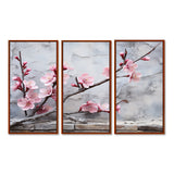 Pink cherry blossom End of Winter blooms I - Multi-Panels